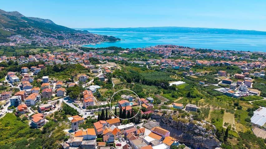 Villa for 10 personer med havblik in Split-Dalmatien