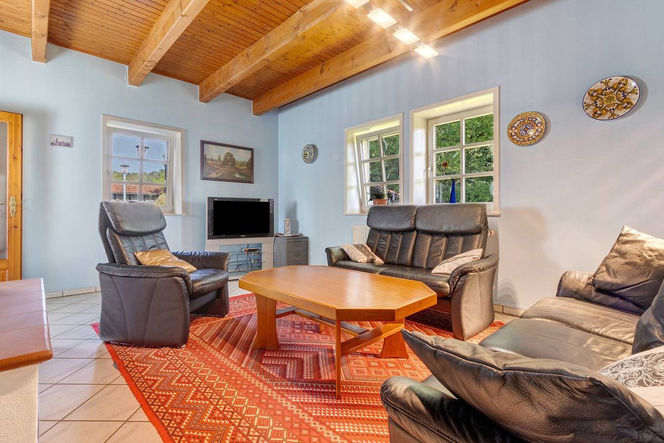 Ferienhaus 'Ferienwohnung Im Grünen' mit Gemeinschaftsterrasse und Wlan in Bissendorf, Wiehengebirge