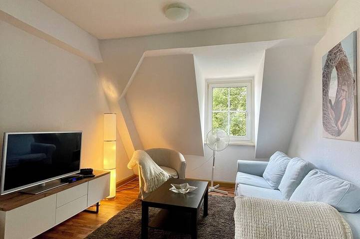 Ferienwohnung für 4 Personen, mit Garten am Hainer See