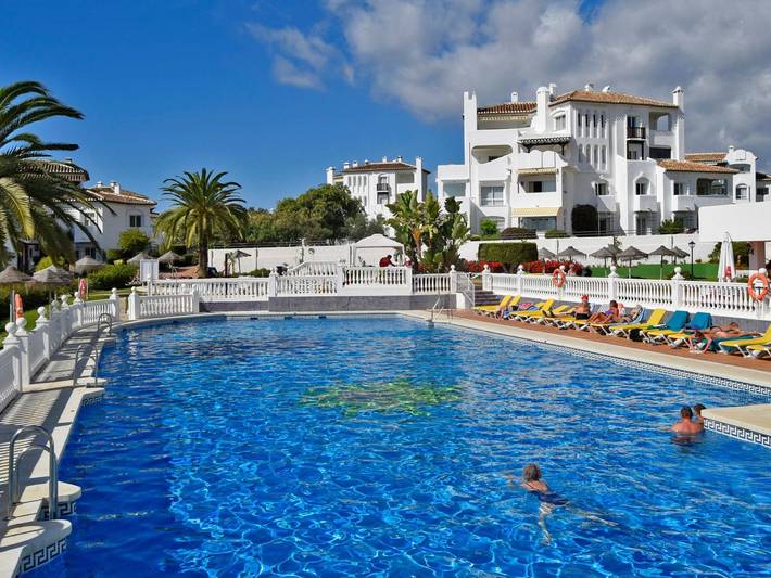 Vakantiewoning voor 2 personen, met balkon en zwembad in Elviria