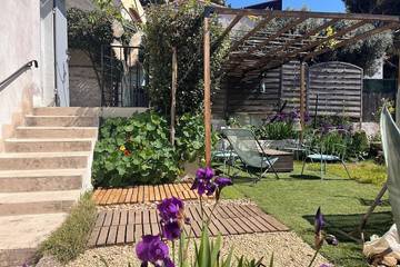 Maison de vacances pour 3 personnes, avec terrasse et jardin dans les Bouches-du-Rhône