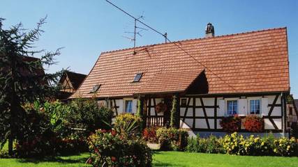 Gîte pour 6 personnes, avec jardin à Schleithal