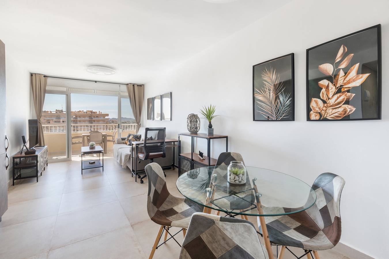 Ganze Wohnung, Ferienwohnung 'Anadrina' mit Meerblick, Gemeinschaftspool und Wlan in San Javier, Costa Cálida