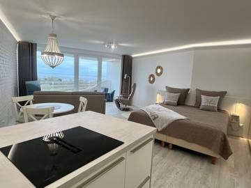 Ferienwohnung für 2 Personen, mit Balkon und Sauna in Döse