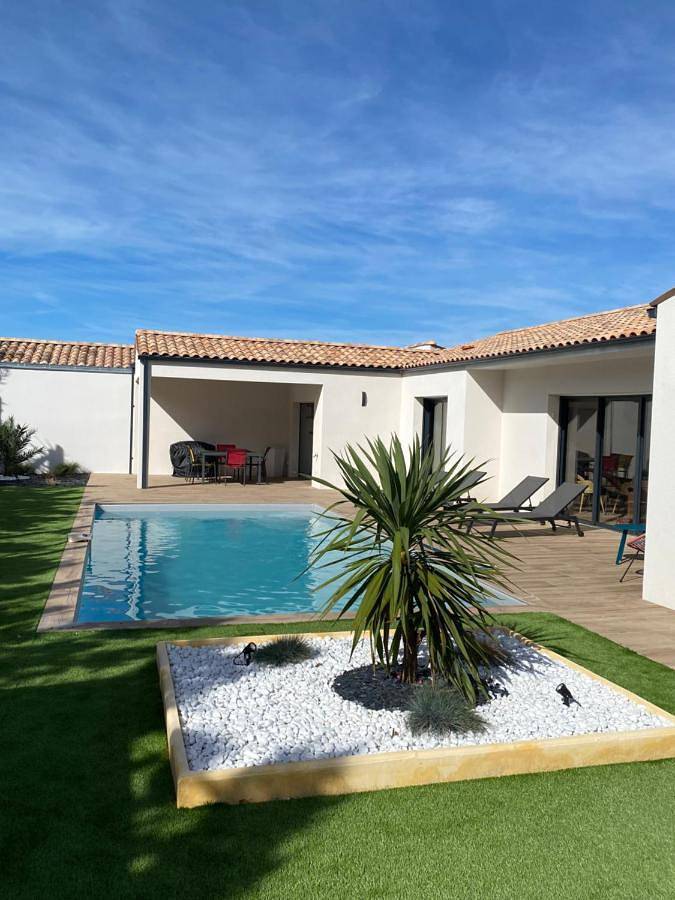 Maison de vacances pour 6 personnes, avec jardin et piscine