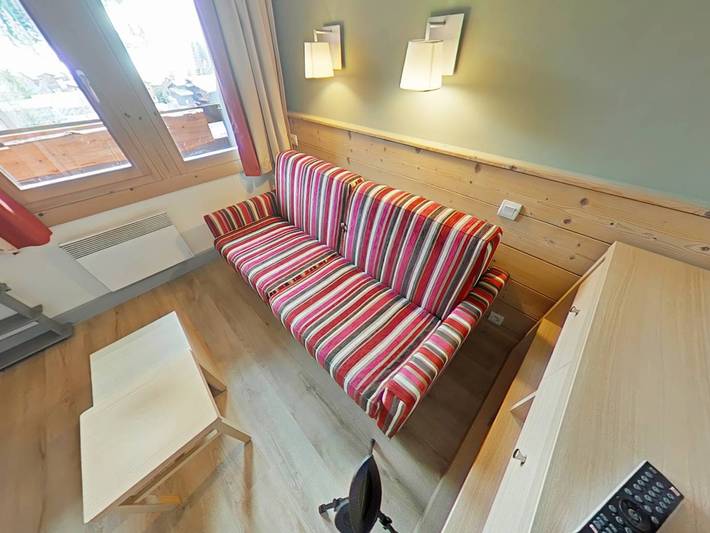 Gîte pour 4 personnes, avec balcon et piscine dans Plagne 1800 - 3