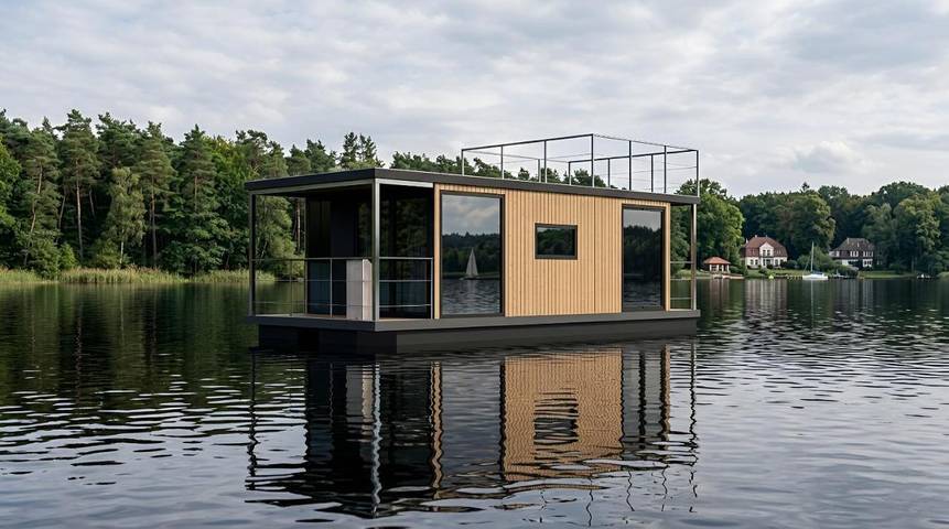 Ferienwohnung für 4 Personen, mit Terrasse und Sauna in Lindow - 2