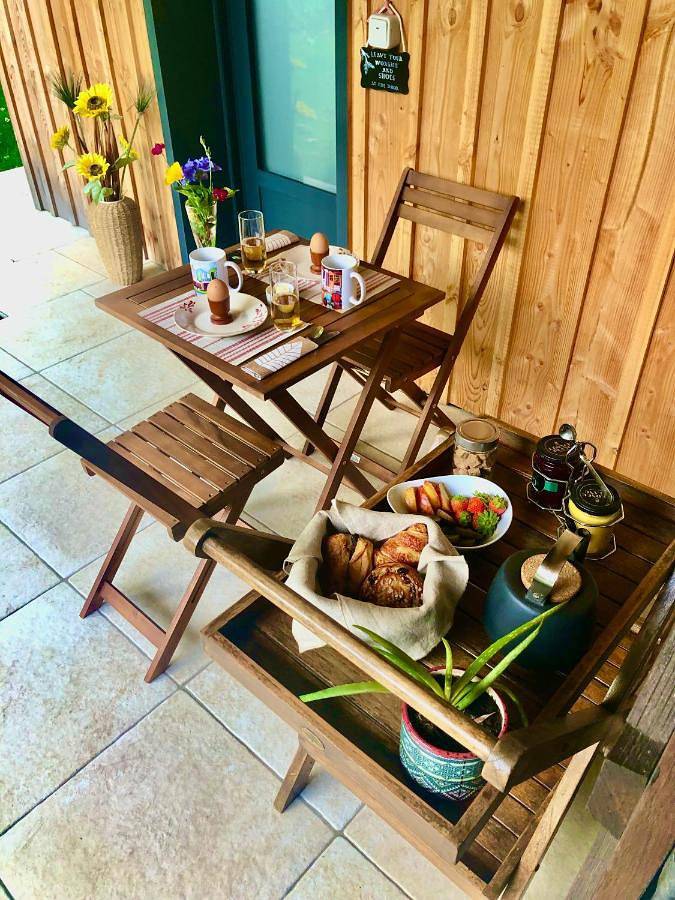 Maison de campagne pour 2 personnes, avec Terrasse et Jardin ainsi que Piscine et Vue à Saucats (Gironde) - 2