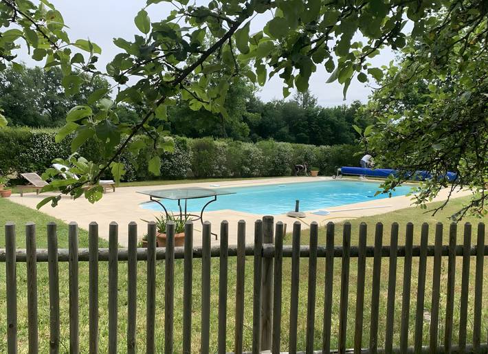 Maison de vacances pour 6 personnes, avec bassin pour enfant ainsi que vue sur le lac et jardin à Salbris