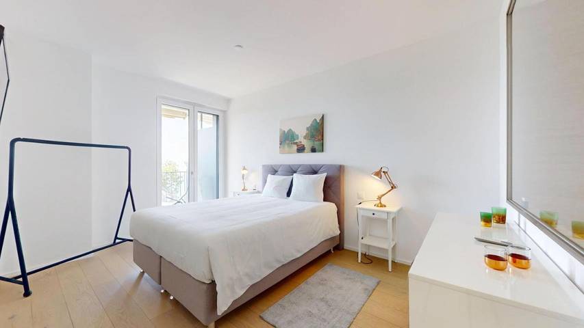 Gîte pour 4 personnes, avec vue et terrasse ainsi que vue sur le lac et piscine à Puidoux - 3