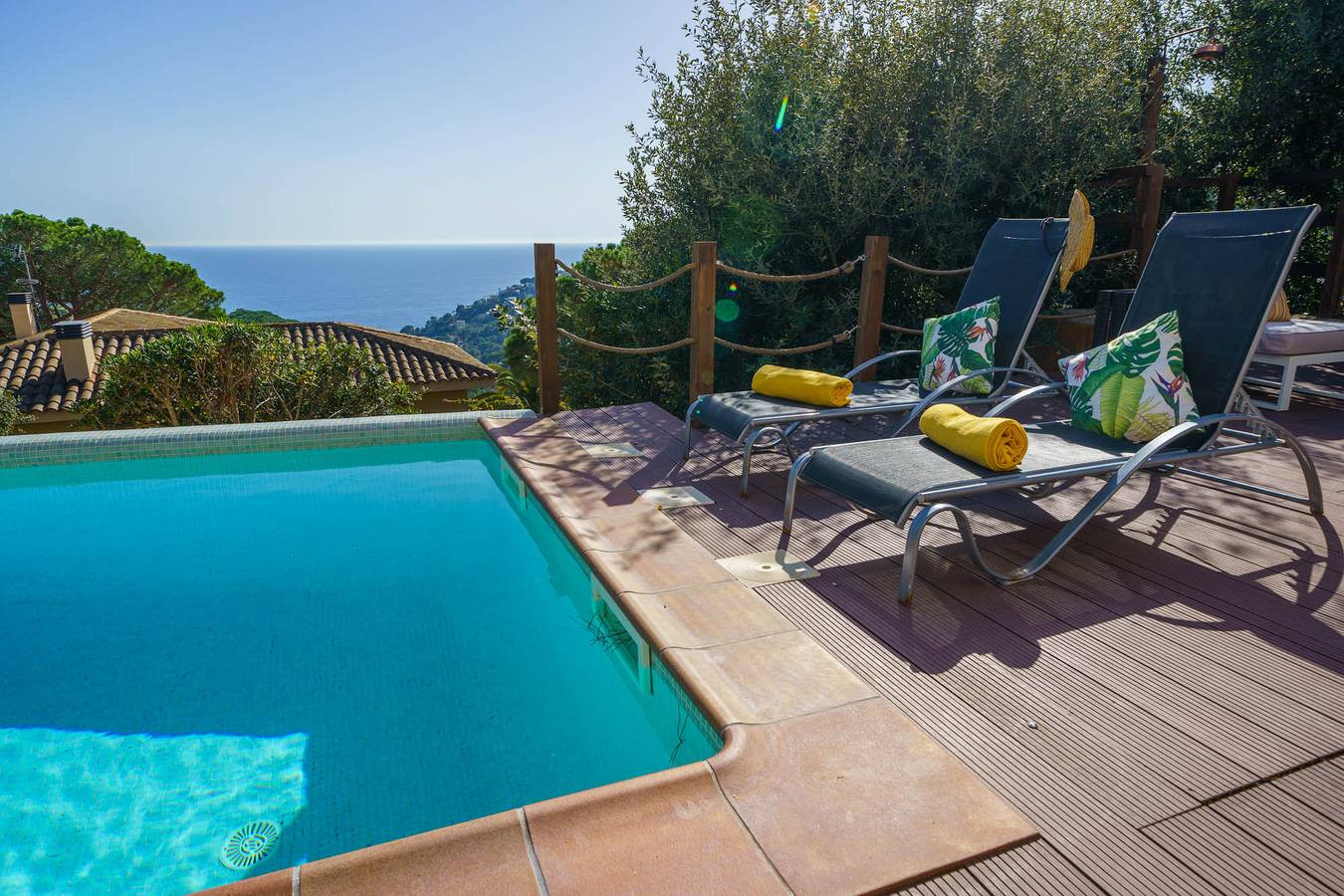 Feriehus for 8 personer med have in Santa Maria De Llorell, Tossa De Mar