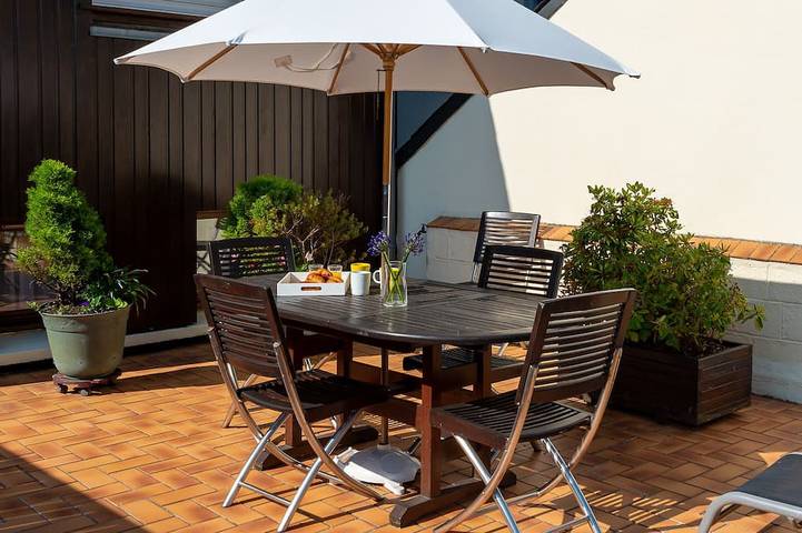 Appartement de vacances pour 4 personnes, avec jardin dans Port de Cancale