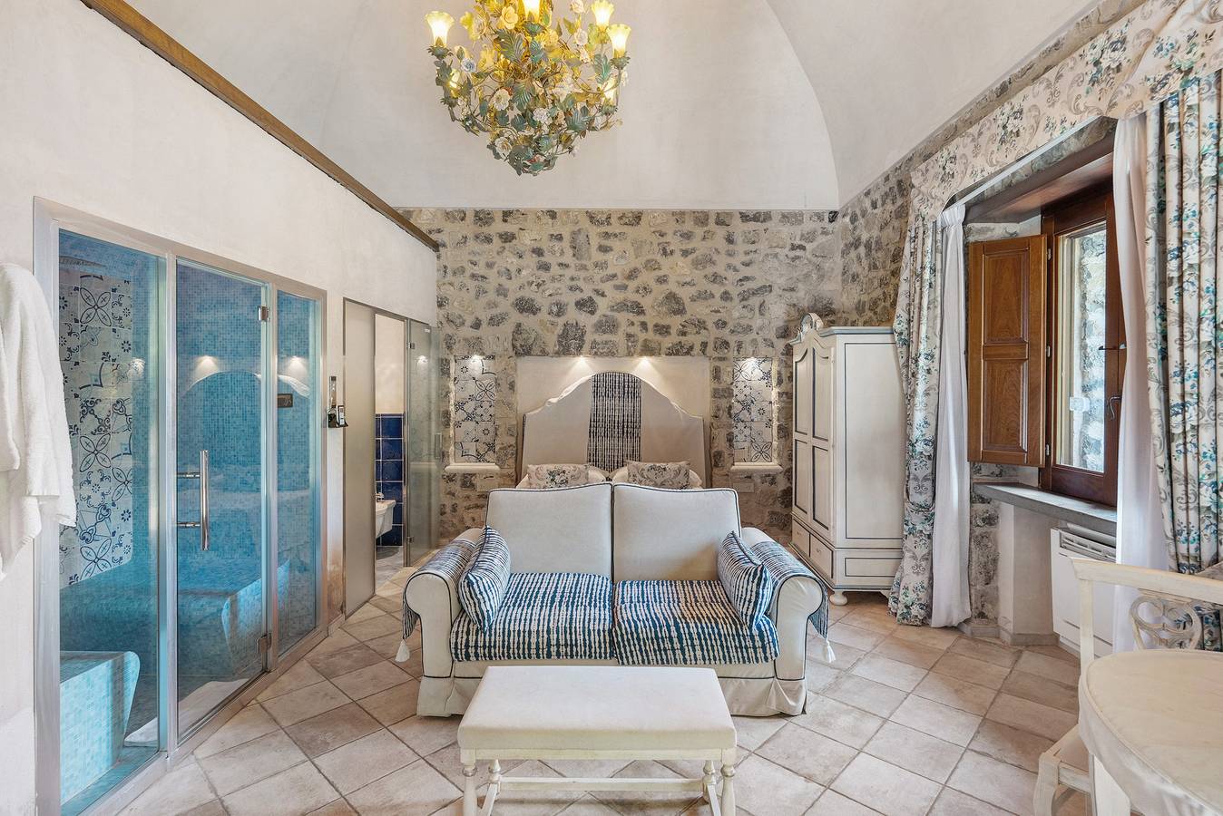 Casa vacanze 'Romantico Casale Di Lusso Con Spa' con vista mare, Wi-Fi e aria condizionata in Conca dei Marini, Costiera amalfitana