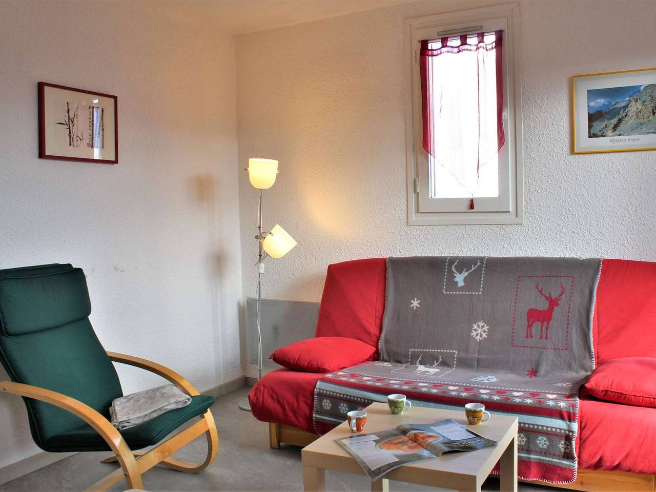 Geheel appartement, 2-room cabin apartment - 6 sleeps - Risoul 1850 in Station de Risoul, Risoul