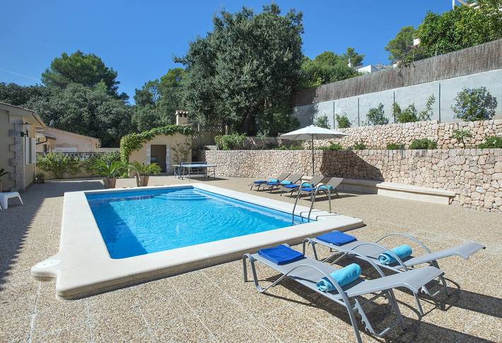 Ferienhaus für 6 Personen, mit Balkon und Terrasse sowie Ausblick in Cala Sant Vicenc
