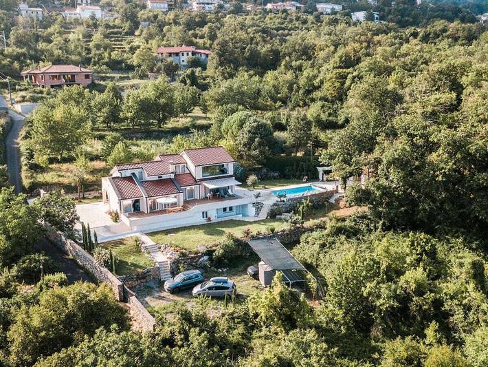 Villa pour 6 personnes, avec piscine ainsi que sauna et jardin dans Grad Opatija - 3