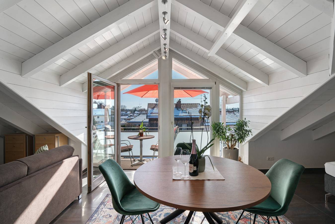 Ganzes Studio, Studio 'Hofolding' mit Balkon und Wi-Fi in Brunnthal, Oberbayern