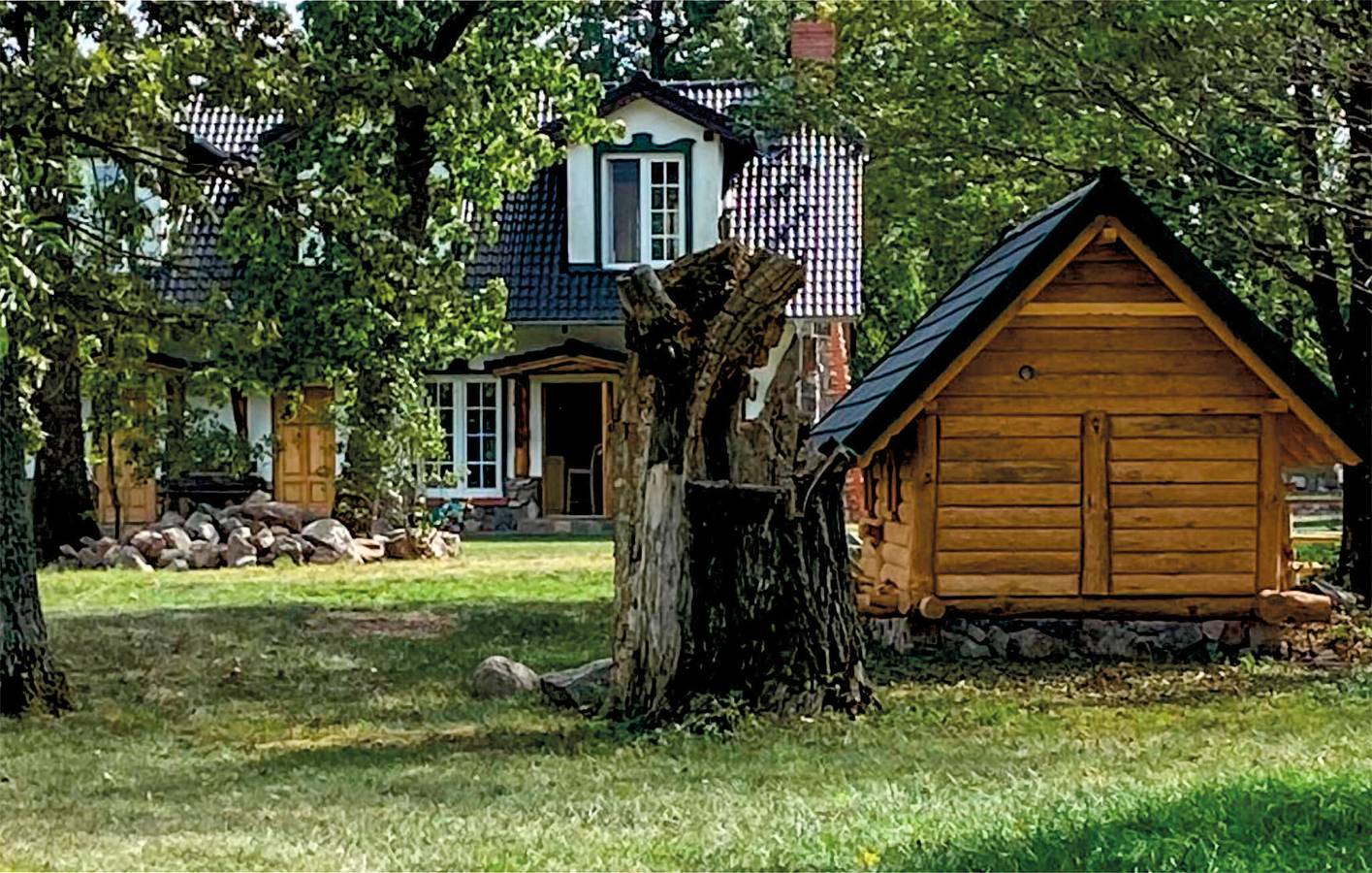 Ferienhaus für 10 Personen mit Ausblick in Ermland-Masuren