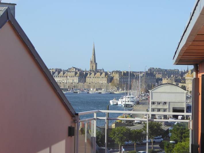 Appartement de vacances pour 2 personnes, avec Balcon et Terrasse à Saint-Malo