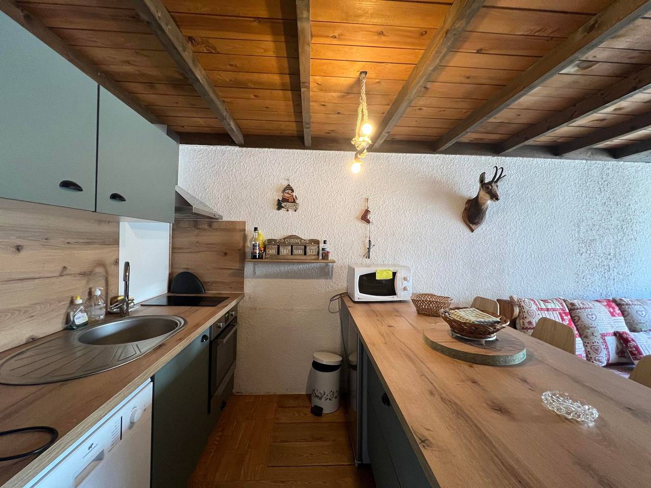 Ganze Wohnung, Pra-Loup 1600: 3-Zimmer Whg, 8 Pers, Aufzug, Balkon, Pistenaussicht in Pra-Loup, Uvernet-Fours