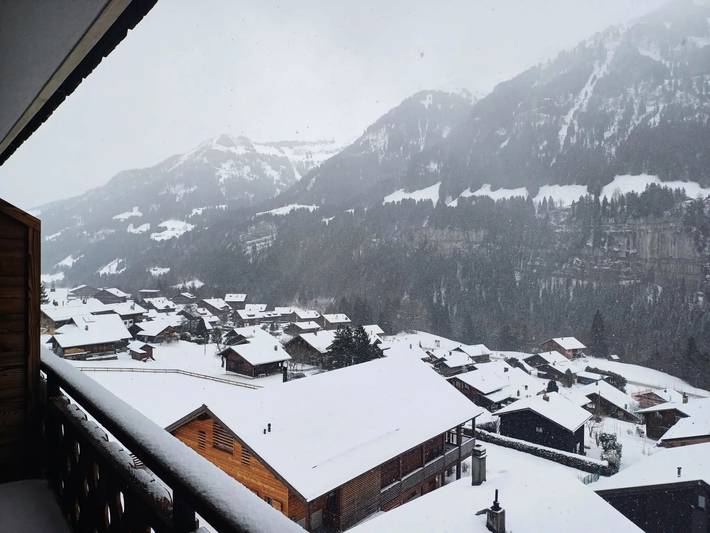Gîte pour 4 personnes, avec balcon à Champéry