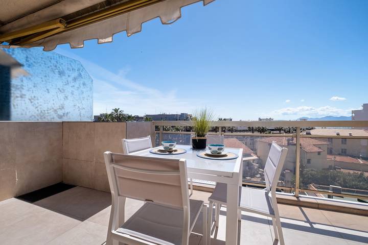 Appartamento per 2 persone, con balcone a Juan-les-Pins