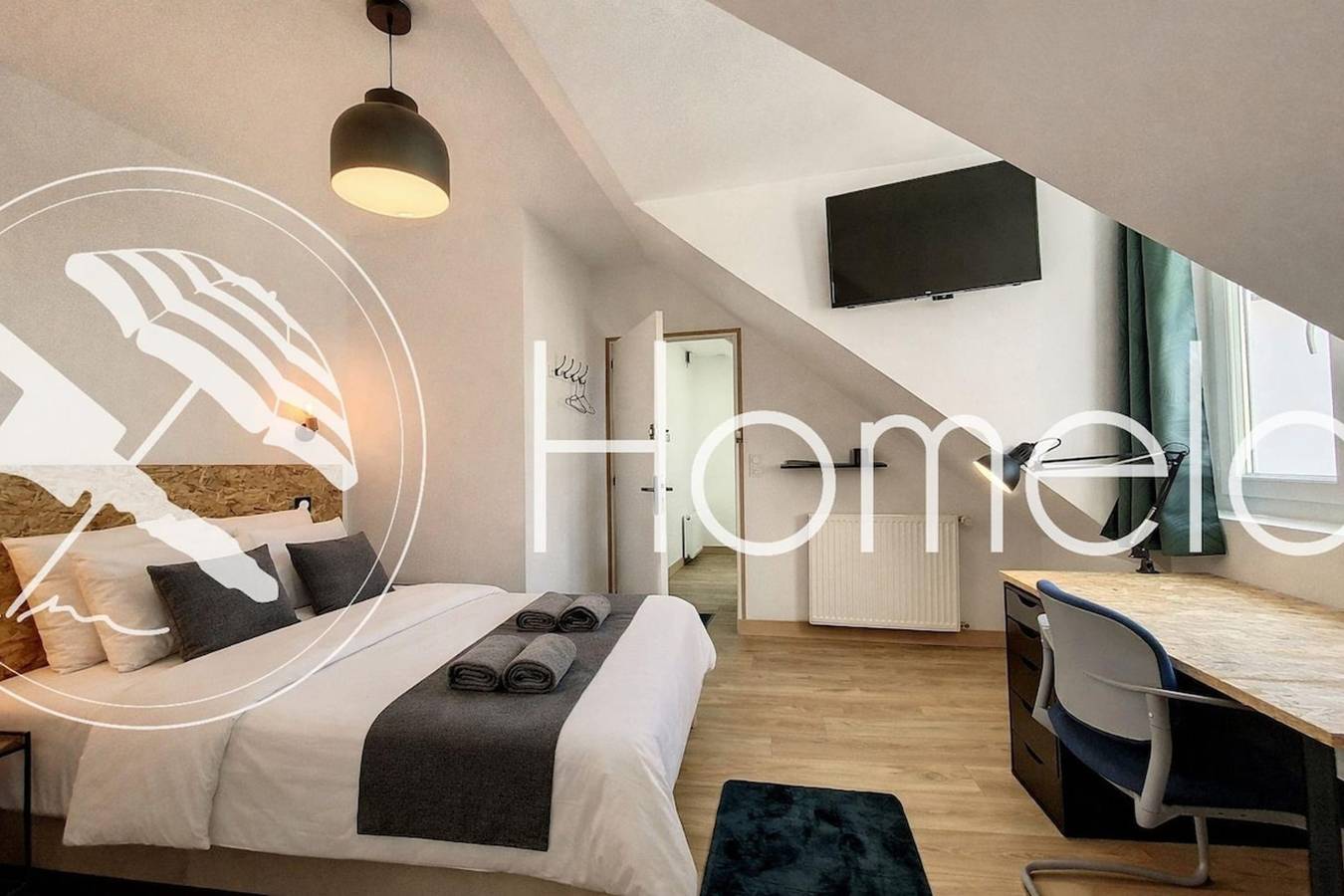 Chambre privée élégante 5 - jardin & espace commun in Lorient, Côte des Mégalithes