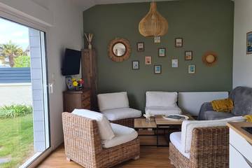 Cottage pour 6 personnes, avec terrasse dans Hauteville-sur-Mer - Plage