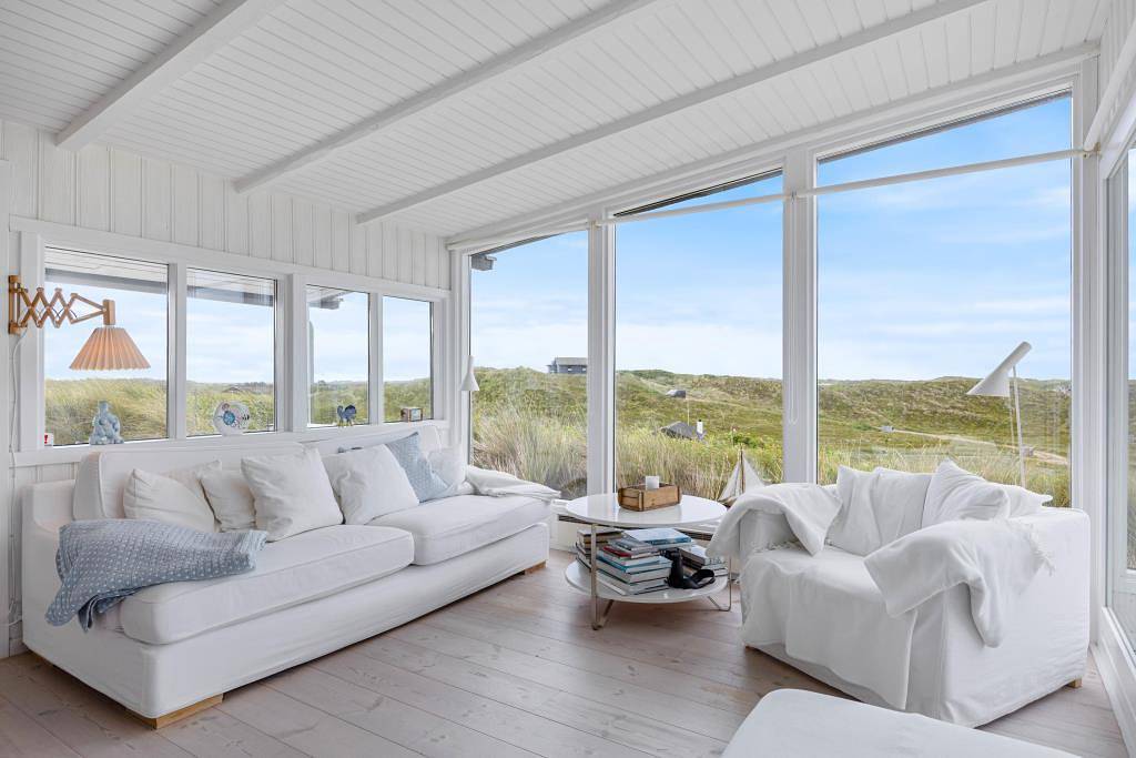 Beautiful holiday home with panoramic views in Houvig in Ringkøbing, Holmsland Klit