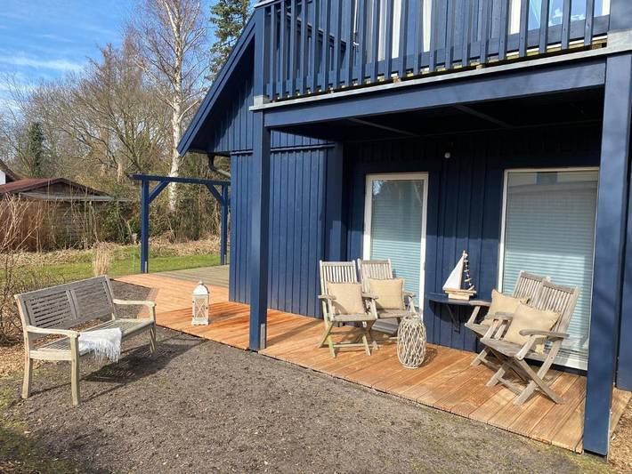 Ferienhaus für 8 Personen, mit Garten und Ausblick sowie Sauna, mit Haustier in Zingst