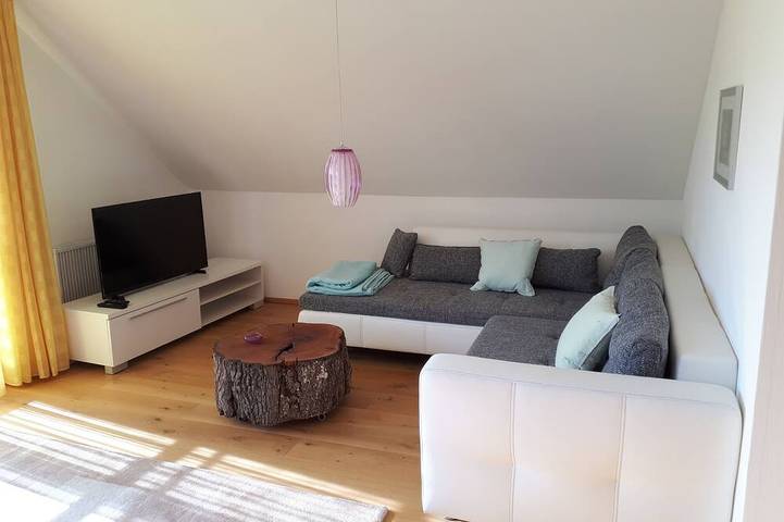 Ferienwohnung für 3 Personen, mit Terrasse und Garten