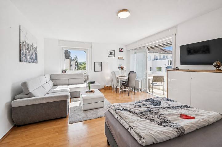 Studio für 4 Personen, mit Balkon