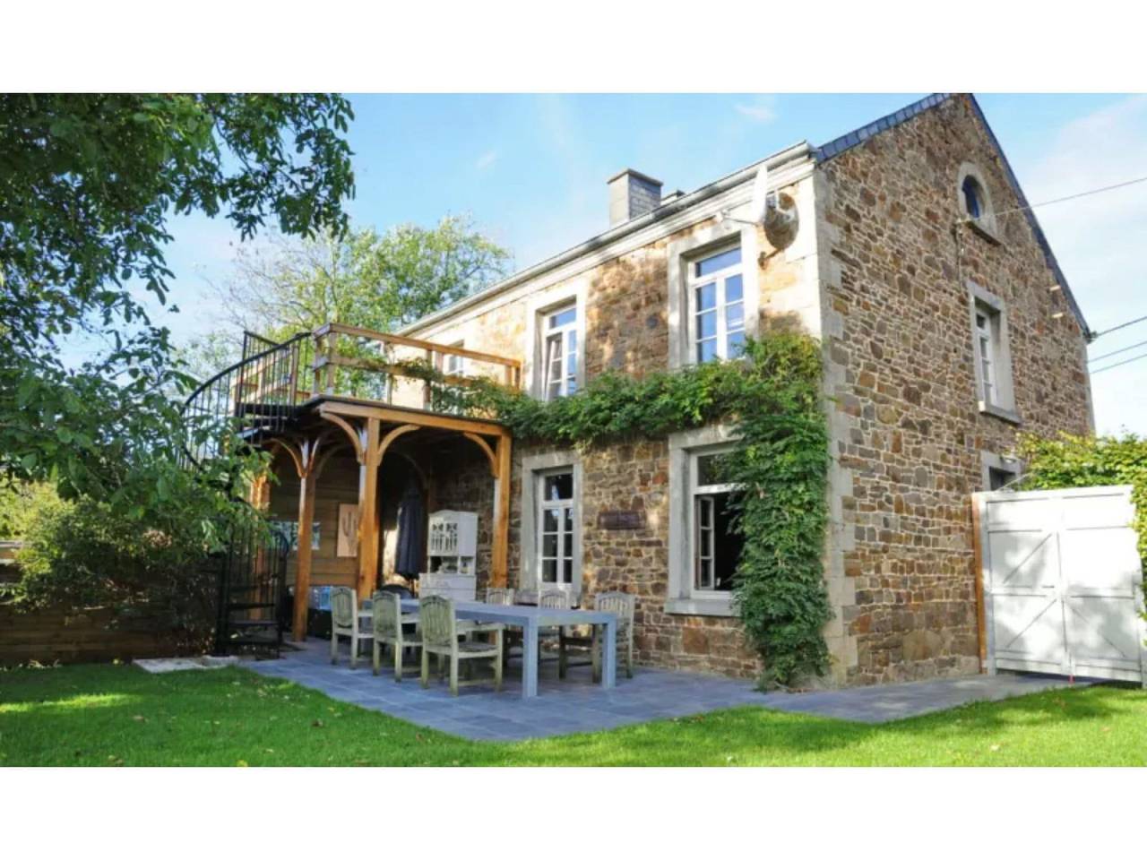 Stone-built holiday home in Werpin with garden in Hotton, Luxembourg (belgium)