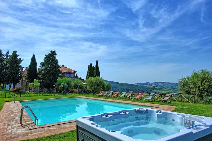 Villa pour 16 personnes, avec piscine, animaux acceptés dans Val d'Orcia - 2