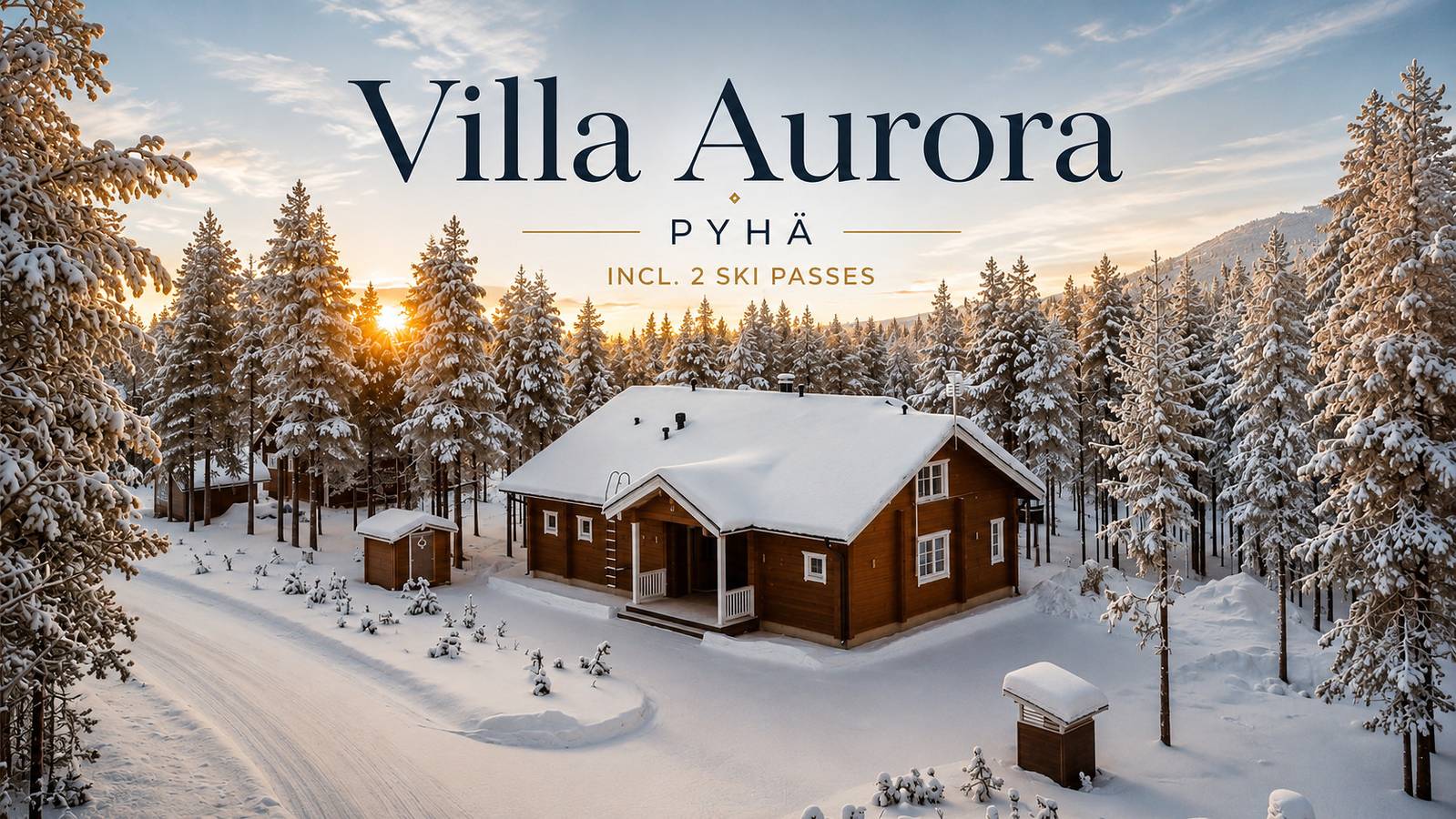 Charming Lapland Villa with Mountain Views and Private Sauna in Pyhä, Laponia