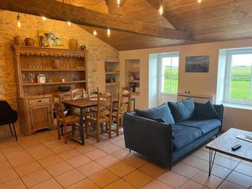 Gîte pour 6 personnes, avec vue et jardin, animaux acceptés à Bouin