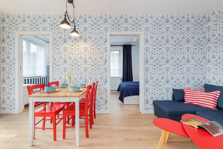 Apartament wakacyjny dla 6 osób w Dębki