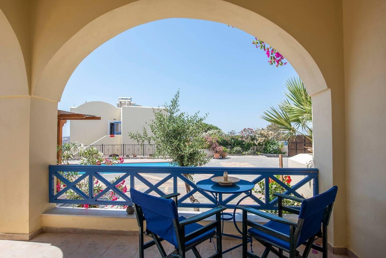Ganze Ferienwohnung, Ferienwohnung für 4 Personen mit Garten in Megalochori, Santorin