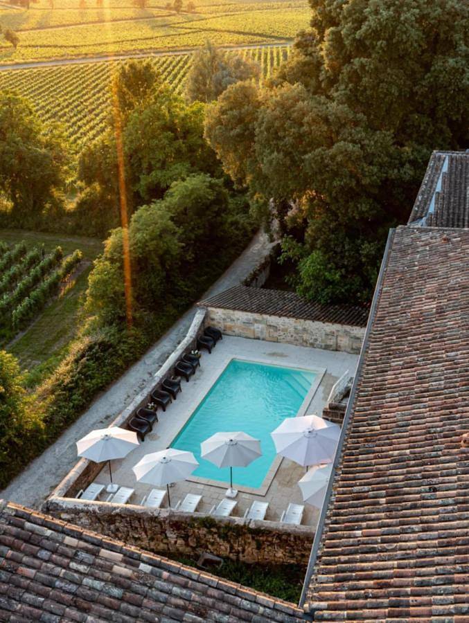 Hôtel pour 3 personnes, avec piscine ainsi que jardin et terrasse à Puisseguin - 4