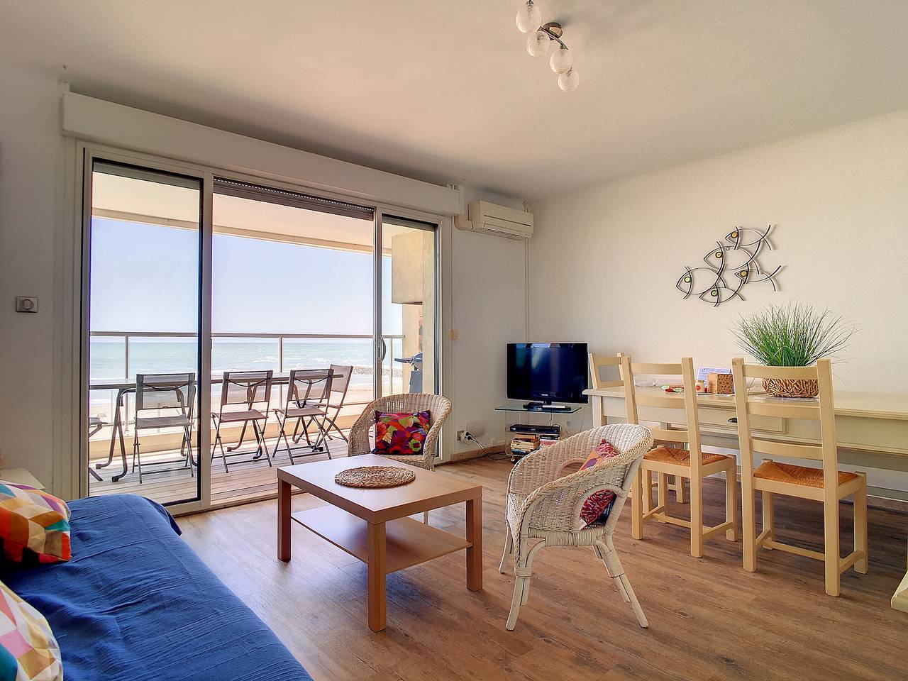Appartement entier, Confortable F5 sur plage avec parking in Carnon-Plage, Mauguio