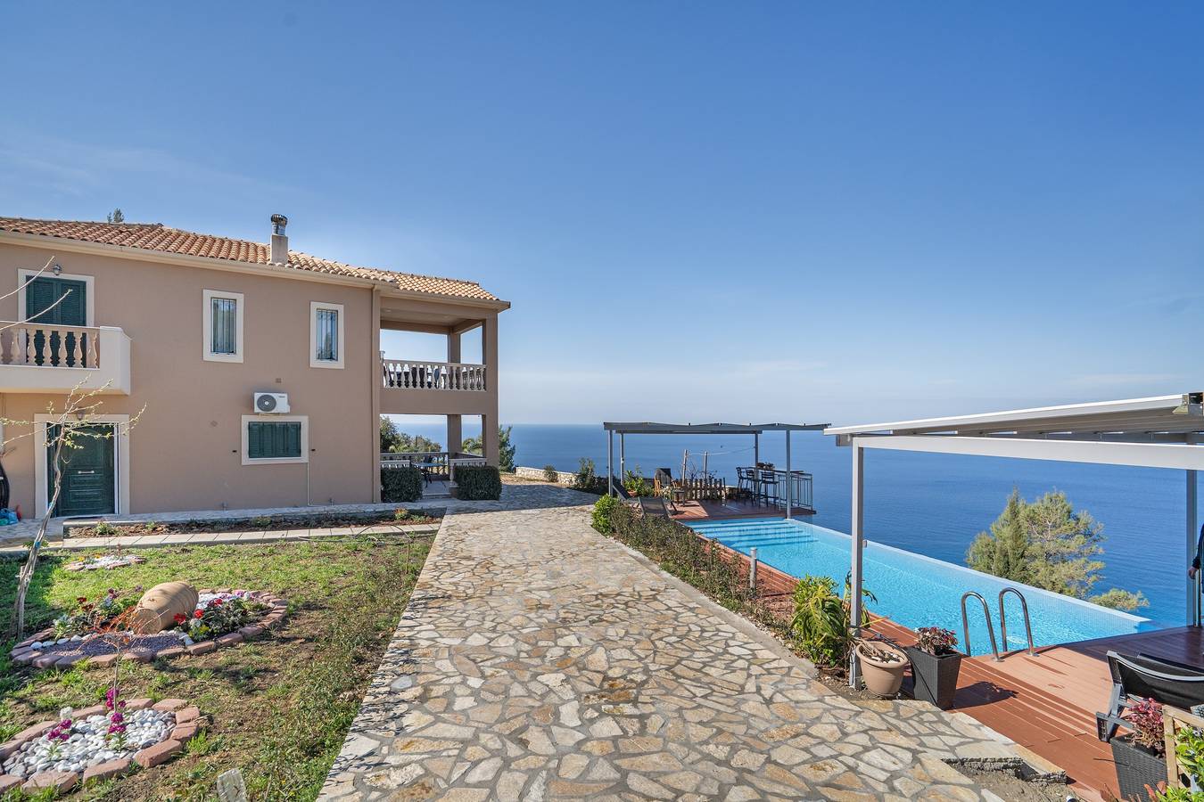 Ferienhaus 'Sea View 2' mit Meerblick, Wlan und Klimaanlage in Griechenland