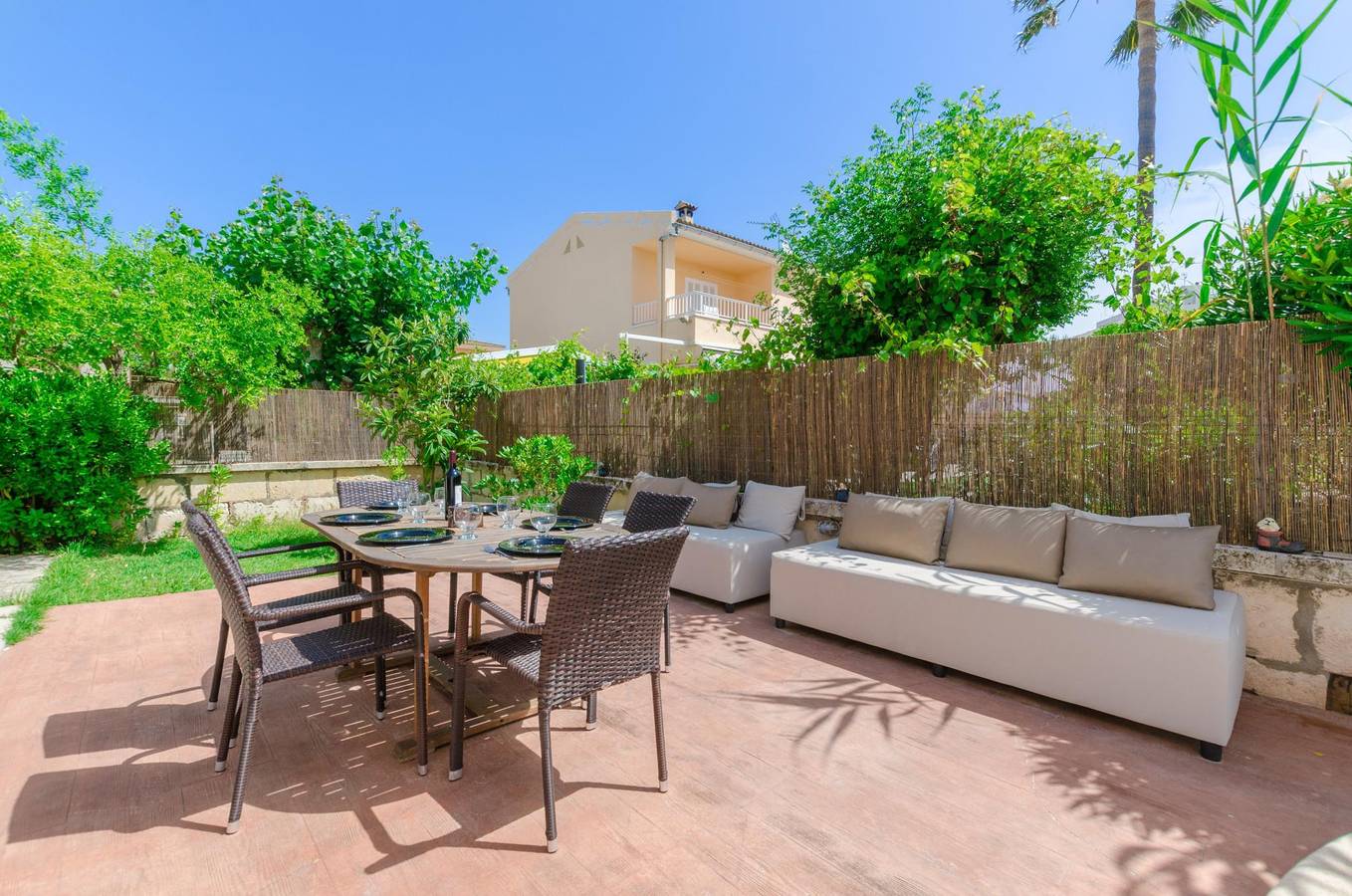 Es Repos - Ferienhaus mit privaten Pool 500 m vom Strand entfernt. Wifi gratis in Playa de Muro, Muro