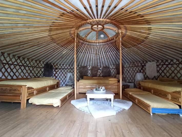 Tente pour 6 personnes, avec terrasse ainsi que jardin et vue dans le Pas-de-Calais - 2