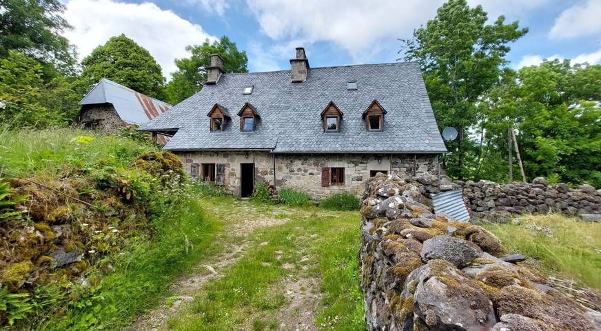 Gîte pour 6 personnes, avec terrasse et jardin, animaux acceptés à Saint-Clément (Cantal)