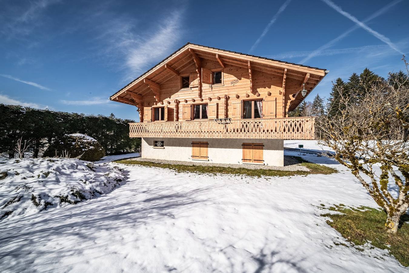 Chalet 'Phidel - 11 Personnes' avec vue sur les montagnes, terrasse privée et Wi-Fi in Bernex, Région de Thonon-les-Bains