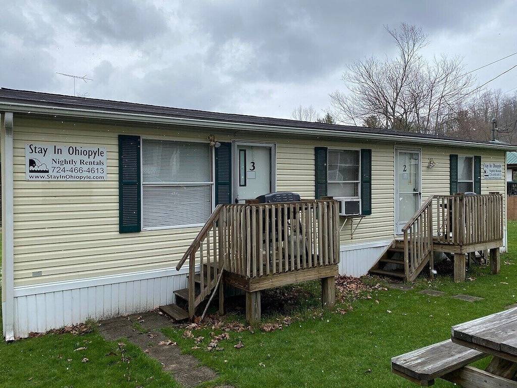 Stay In Ohiopyle next to the Gap Trail in Ohiopyle, Pennsylvania