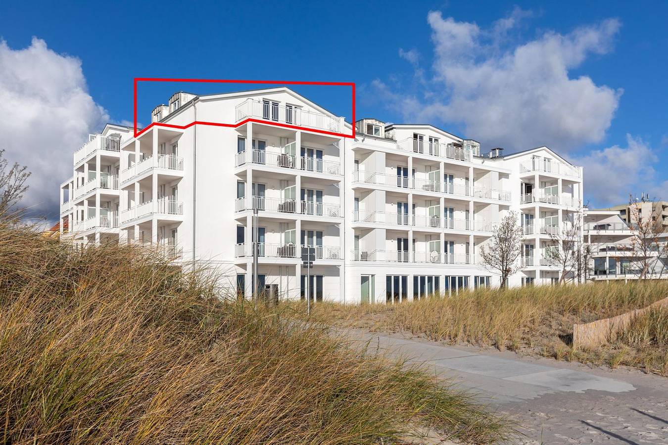 Ganze Wohnung, Luxuriöses Penthouse am Strand mit sonnigem Balkon und einmaligem Meerblick! in Großenbrode, Ostholstein