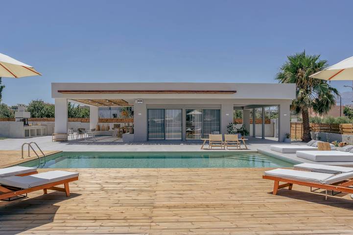 Location de vacances pour 4 personnes, avec jardin ainsi que piscine et terrasse dans Amoudara - 2