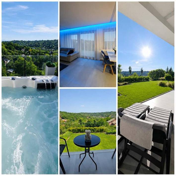 Apartament wakacyjny dla 4 osób, z jacuzzi i ogród, Dla rodziny w Miszkolc