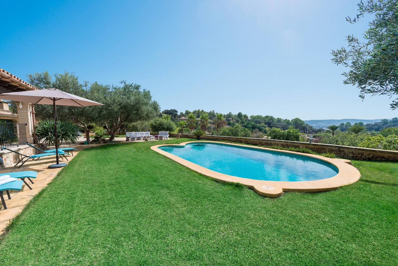 Es Cocons - Ferienhaus mit privaten Pool in Sineu. Wifi gratis in Sineu, Mallorca Inselmitte